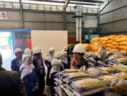 Bulog Dorong Literasi Pangan Sejak Dini, Undang Peserta Didik SMKN 2 Palu Kunjungi Gudang