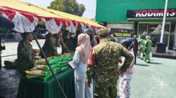 TNI dan Bulog Sulteng Gelar GPM di Palu, Bantu Masyarakat Akses Pangan Terjangkau